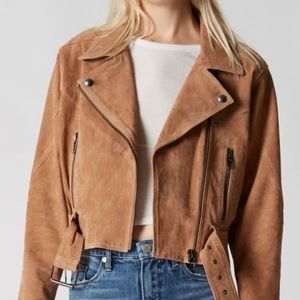 Blank NYC Suede Moto Jacket